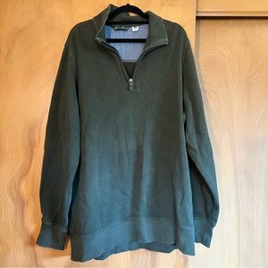 Forest green Eddie Bauer 1/4 zip